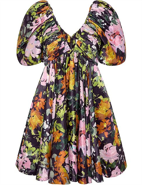 AJE - Gabrielle Plunge Mini Dress