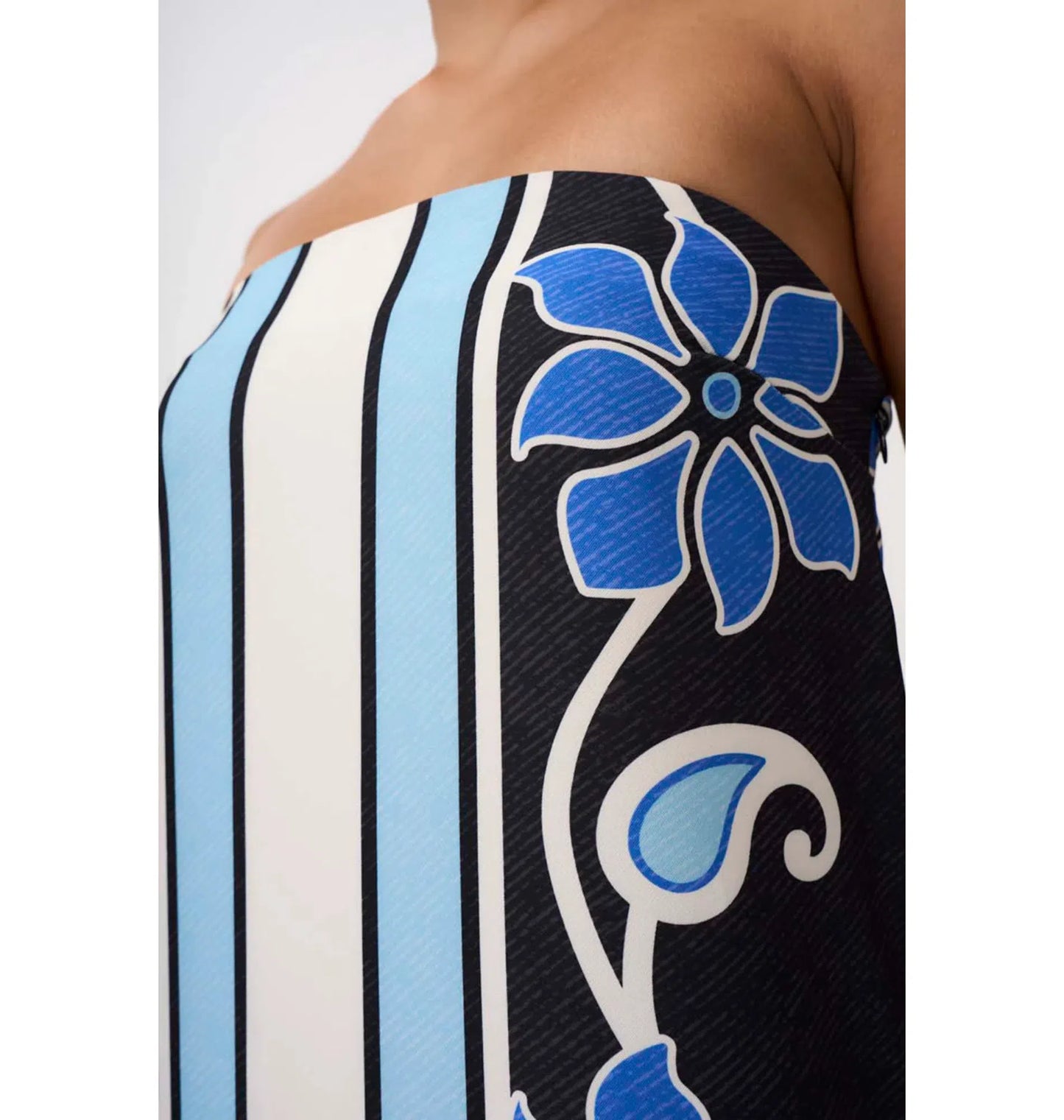 By Johnny - Azure Granada Dress in Aqua Navy Ivory