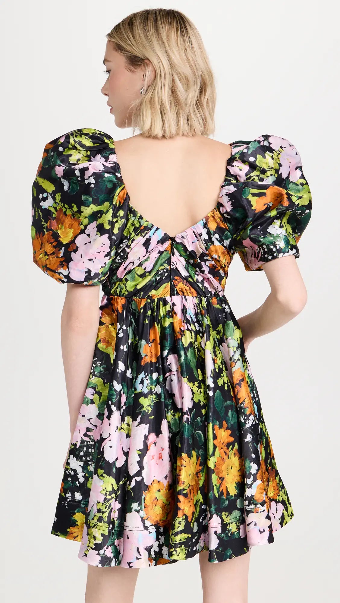 AJE - Gabrielle Plunge Mini Dress