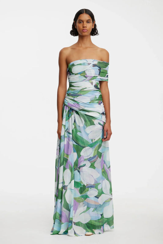 Acler - Richdore Maxi Dress Cornlily Meadow