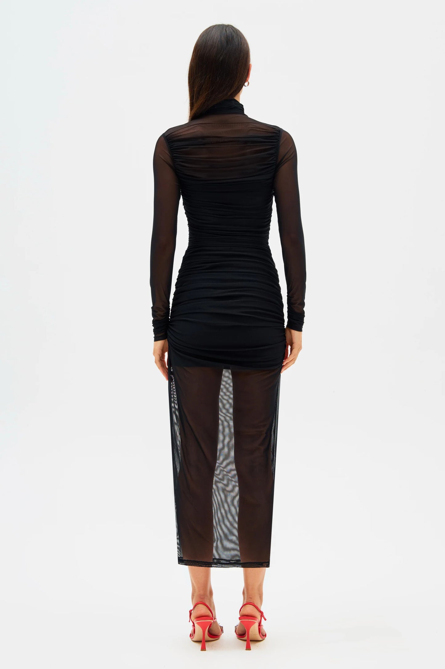 Misha Collection - Petunia Mesh Midi Dress