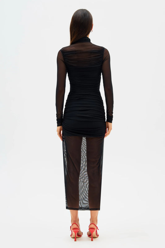 Misha Collection - Petunia Mesh Midi Dress