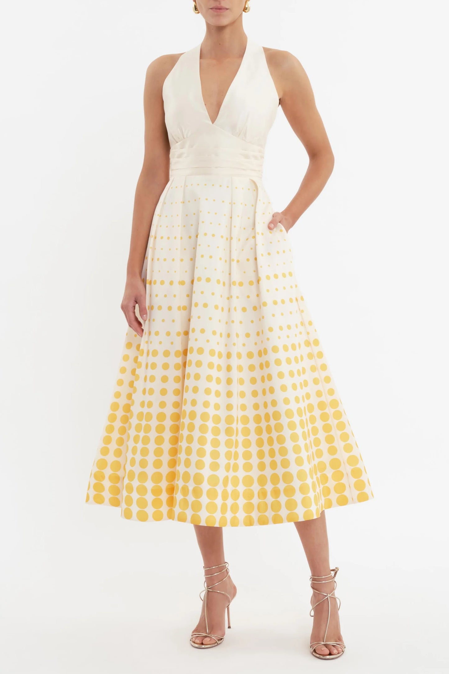 Rebecca Vallance - Ottilie Halter Midi Dress