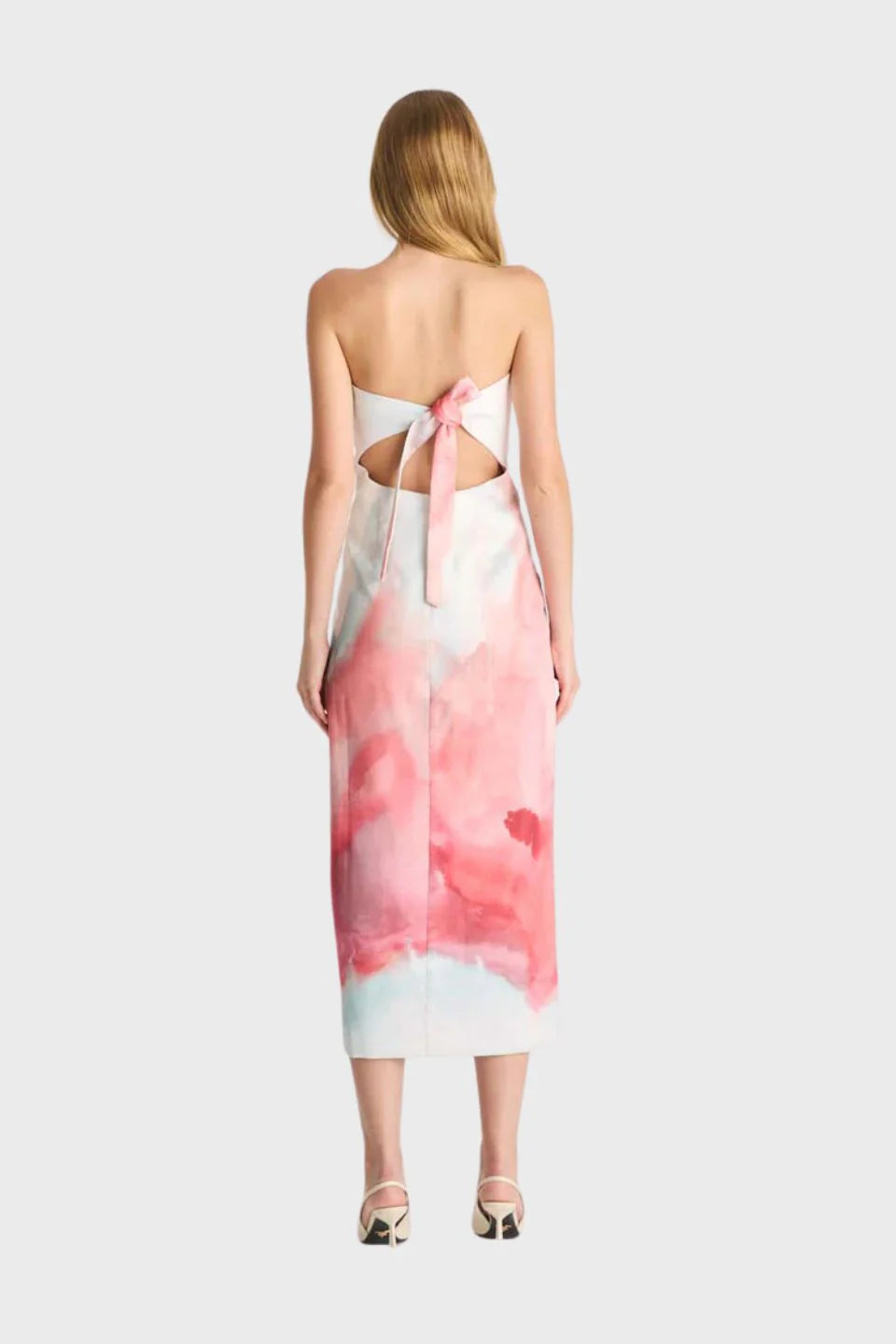 Romy - LJ Strapless Tailored Midi Dress