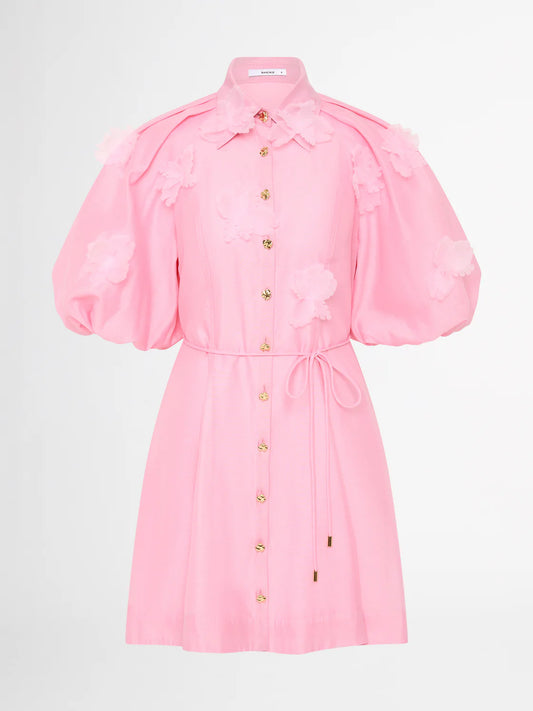 Rose Garden Mini Shirt Dress