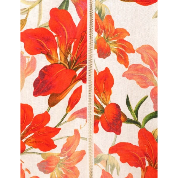 Zimmerman - Tranquillity floral linen midi dress