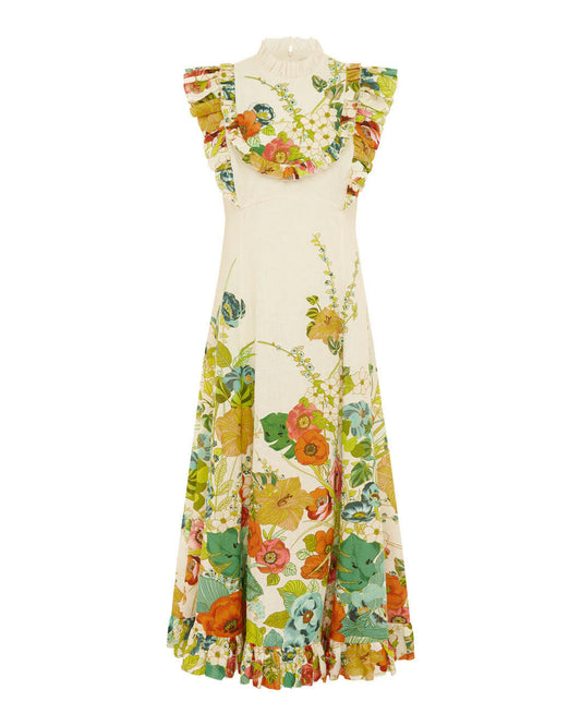 Alemais - Constance Printed Midi Dress