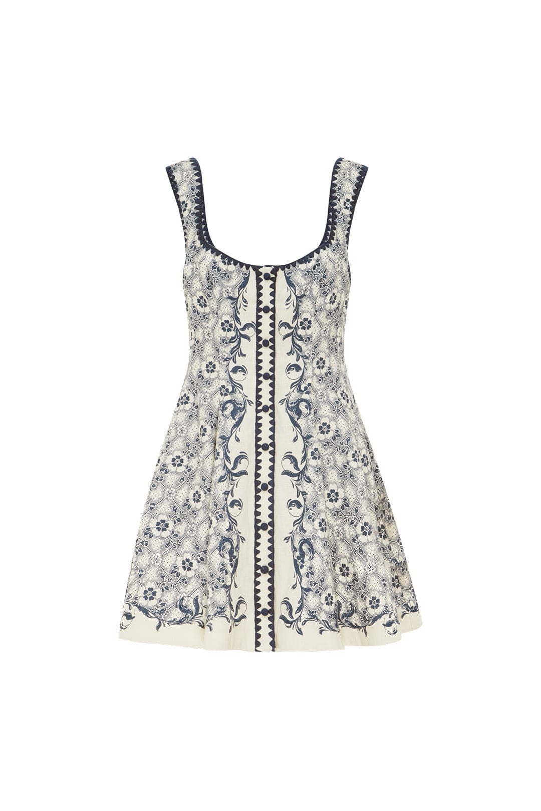 Alemais - Airlie Printed Linen Minidress