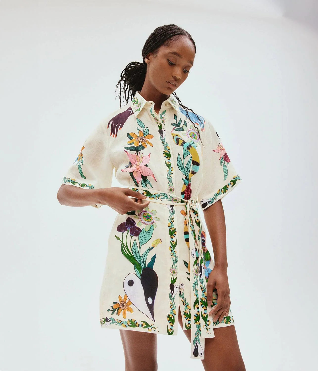 Alemais - Meghan Mini Shirtdress