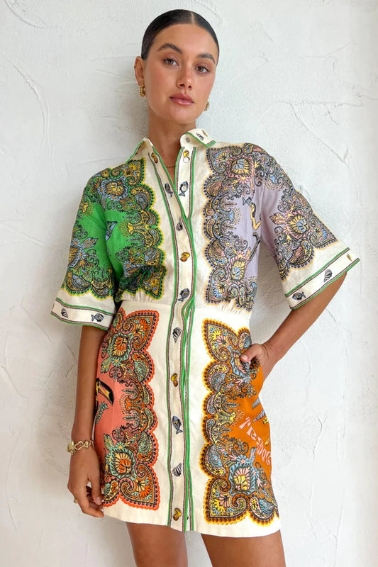Alemais - Trippy Troppo Mini Dress